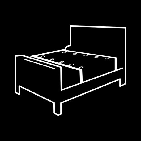 Luxury bed ties set