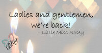 Ladies and gentlemen, we’re back! Ladies and gentlemen, we’re back!