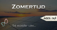 Zomertijd Zomertijd