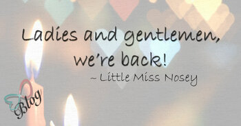 Ladies and gentlemen, we’re back!