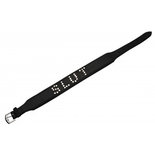 Lederen Halsband - Slut Studs Design