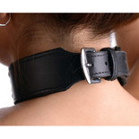 Lederen Halsband - Slut Studs Design